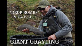 HOW TO CATCH GRAYLING... 'DROPPING BOMBS!