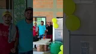 Entrega de menaje en la Institución Educativa La Verde Sede Las Dantas