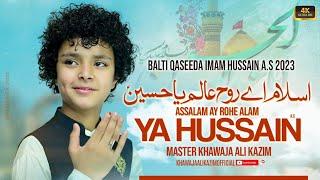 Balti Qasida Mola Hussain (a.s) ||Assalamay Rohe Alam Ya Hussain (as) Aaye ️ || Khawaja Ali  Kazim