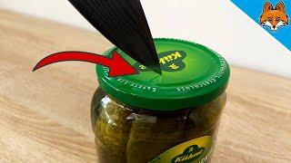 You've been opening Canning Jars WRONG your WHOLE life  (Ingenious TRICK) 