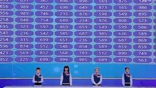 Impossible Challenge: Teenagers mentally calculate 100 3-digit numbers in seconds