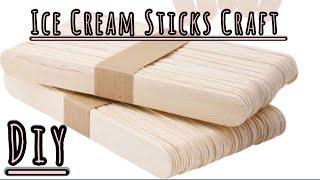 Ice Cream Sticks Craft | Candles Holder |  DIY Candle Holder | Popsicle Craft