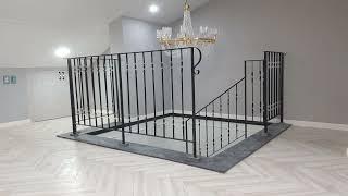 부산광역시 해운대구 아파트 복층 평철디자인난간시공사례 Metal Design Handrail Construction Case