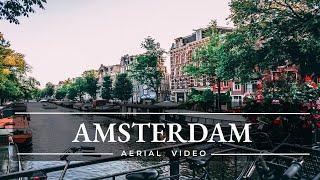 Amsterdam, Netherlands  | Aerial Tour By Drone #amsterdam #netherlands