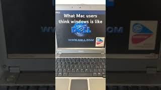 What Mac users think about windows #tech