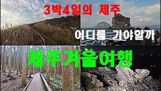 제주겨울여행  3박4일의 기록