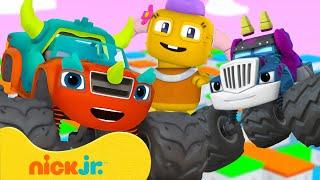 Blaze Turns Into a Video Game!  Blaze and the Monster Machines | Nick Jr.