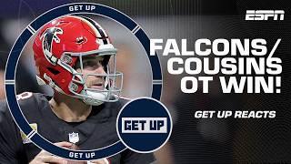 'This is how the Falcons IMAGINED the offense with Kirk Cousins!' ️ TNF OT win vs. Bucs | Get Up