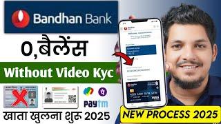 Bandhan Bank account opening  Bandhan Bank Zero balance account opening best account opening