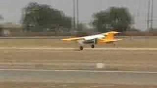 Yellow Giant Scale RC Airplane