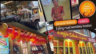 Dhanteras festival on Ealing road Wembley London| Diwali in London | Gold and home accessories buy