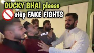 Bus ab bus krdo Dramy Bazi | Tashaz Vlogs || Ducky Bhai | STOP FAKE Fights | Viral ducky bhai video