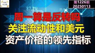 【投资TALK君1226期】周一算是反转吗？关注流动性和美元，资产价格的领先指标20250113#CPI #nvda #美股 #投资 #英伟达 #ai #特斯拉