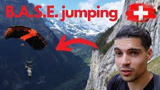 Crazy BASE jumping in Lauterbrunnen, Switzerland Ep.2