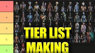 Making The Warframe 2025 Tier List Today! Best And Worst Warframes?