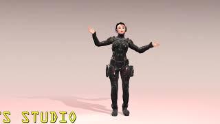 3D Character Dance Animation