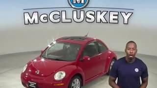 G14317FT Used 2009 Volkswagen Beetle 2.5L FWD 2D Hatchback Red Test Drive, Review, For Sale -