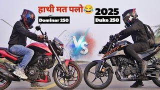 2025 Duke 250 Vs Dominar 250 | Real Segment Killer!! हाथी मत पालो 