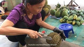 Street Food Vietnam 2019 - DURIAN [ Sầu Riêng ] Vietnamese Fresh Fruit