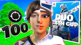 The NEW PETERBOT of Fortnite ? - (100 KILLS DUO CASH CUP W/Smiderwan) | Teesu