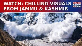 Massive Avalanche Strikes Sonamarg in Jammu & Kashmir, No Casualties Reported Yet