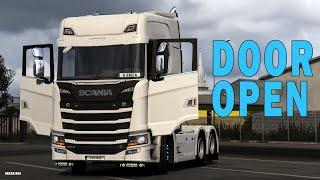 ETS2 Mods 1.52 Scania Door Open Mod