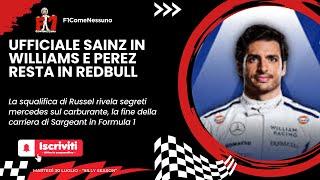 Ufficiale Sainz in Williams e Perez confermato in RedBull