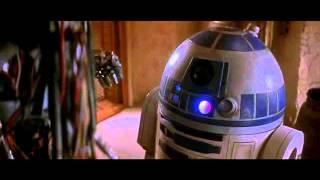 R2D2 Meets C-3PO for the first time.. STARWARS Droids