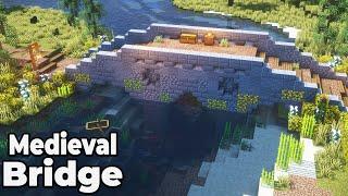 How to build an AWESOME Bridge in Minecraft 1.15 Survival World [SIMPLE Tutorial]