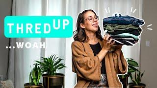 ThredUp is a GAME CHANGER! | A Modest Thrift Haul And Try-On Review