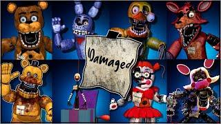 FNAF AR - Damaged Animatronics VOL #1 -FULL  Workshop animations!