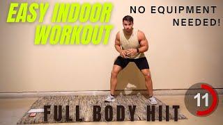 20 Minute GET LEAN FULL BODY HIIT! (No Equipment)