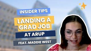 Insider tips on landing a graduate job at Arup