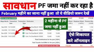 EPF Passbook में पैसा नहीं जमा हो रहा हैं  Last 2 Months Feb- और Mar का सावधान  #technical_mp 2025