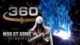 Welding The Sword of Altair in 360° - Assassin's Creed - MAN AT ARMS: REFORGED