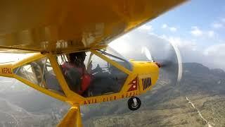 Avia club Nepal Pokhara ultra light flight 2022