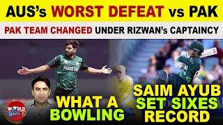 Australia’s worst defeat vs Pakistan | Saim Ayub creates history | NEW LOOK PAK team