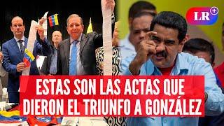 Estas son las actas que prueban la victoria de Edmundo González en las elecciones de Venezuela | #LR