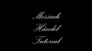 Tutorial cantado Messiah 21 Soprano His yoke is easy TUTORIAL Mesias Händel