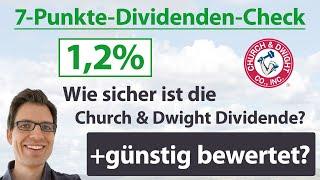 Church & Dwight Aktienanalyse 2021: Wie sicher ist die Dividende? (+günstig bewertet?)