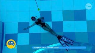 Agata Załęcka i Freediving w Dzień dobry TVN 🟡