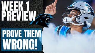 Panthers vs. Saints Week 1: Will Bryce Young Silence the Doubters?  LIVE Game Preview!