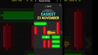 23 November Mini Game 100% Easily Solved Today | Hamster Kombat Mini Game 22 November | Mini Game