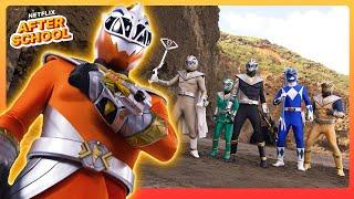 Orange Cosmic Ranger SAVES Solon!  Power Rangers Cosmic Fury | Netflix Family