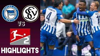 Hertha BSC vs SV Elversberg 7.Spieltag Bundesliga.2 Highlights