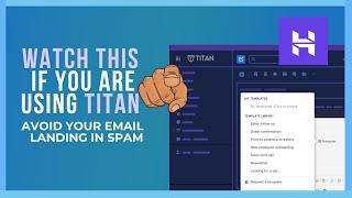 Titan Email Tutorial  - DKIM, SPF And DMARC |  Titan Mail Hostinger