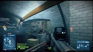 Battlefield 3 Online Multiplayer Gameplay; Rush at Operation Metro with the USAS-12 [HD]