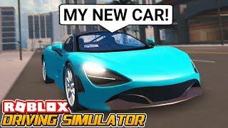 Buying My First Exotic Super Car in Driving Simulator! [Episode 5] (Roblox)