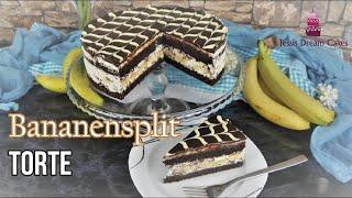 Traumhafte Bananensplit Torte/Banane trifft auf Schokolade/Super Schokoladig und einfach LECKER!!!