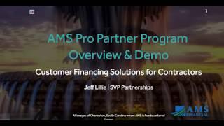 AMS Pro Partner Plan Overview & Demo